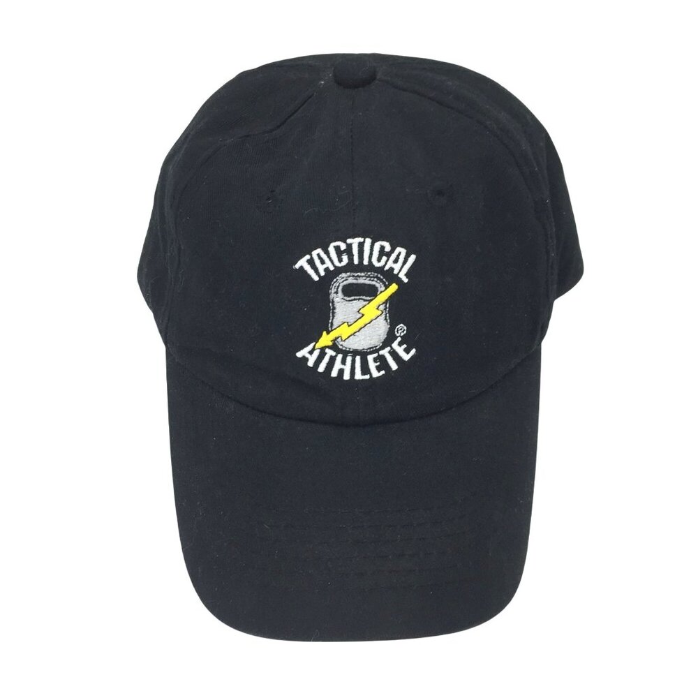 Tactical Athlete Black Adjustable Baseball Cap One Size